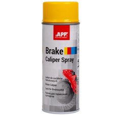Жовта фарба для гальмівних супортів APP Brake Caliper Spray 210151 - аерозоль 400мл.