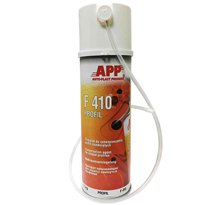 Еластичний антикорозійний засіб APP F410 Profil Spray 050406 (прозорий) - 500мл Еластичний антикорозійний засіб APP F410 Profil Spray 050406 (прозорий) - 500мл