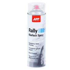 Акриловий прозорий глянцевий лак APP Rally Color Spray 210115 - аерозоль 600мл.