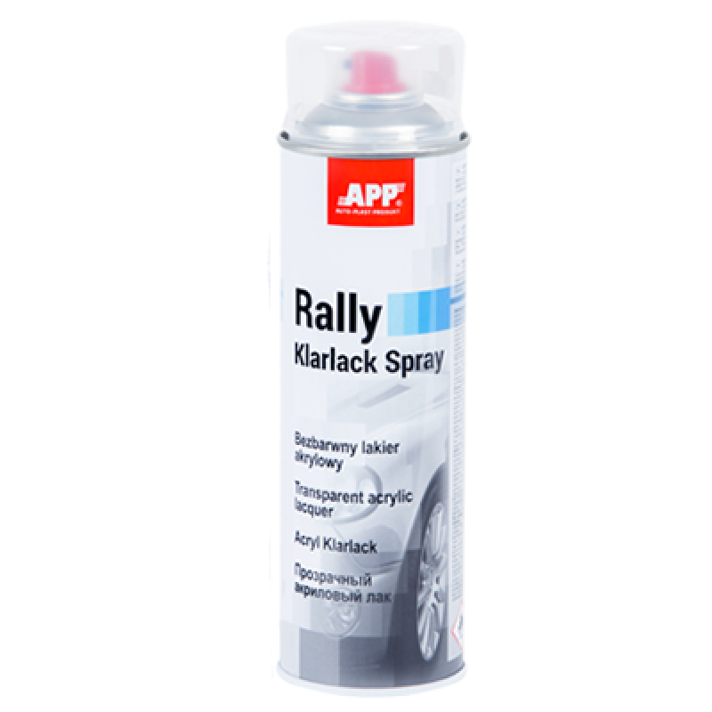 Акриловий прозорий глянцевий лак APP Rally Color Spray 210115 - аерозоль 600мл. Акриловий прозорий глянцевий лак APP Rally Color Spray 210115 - аерозоль 600мл.
