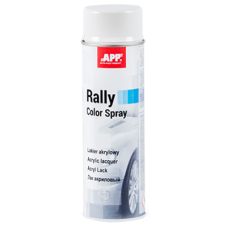 Біла акрилова фарба APP Rally Color Spray 210111 - аерозоль 500мл.