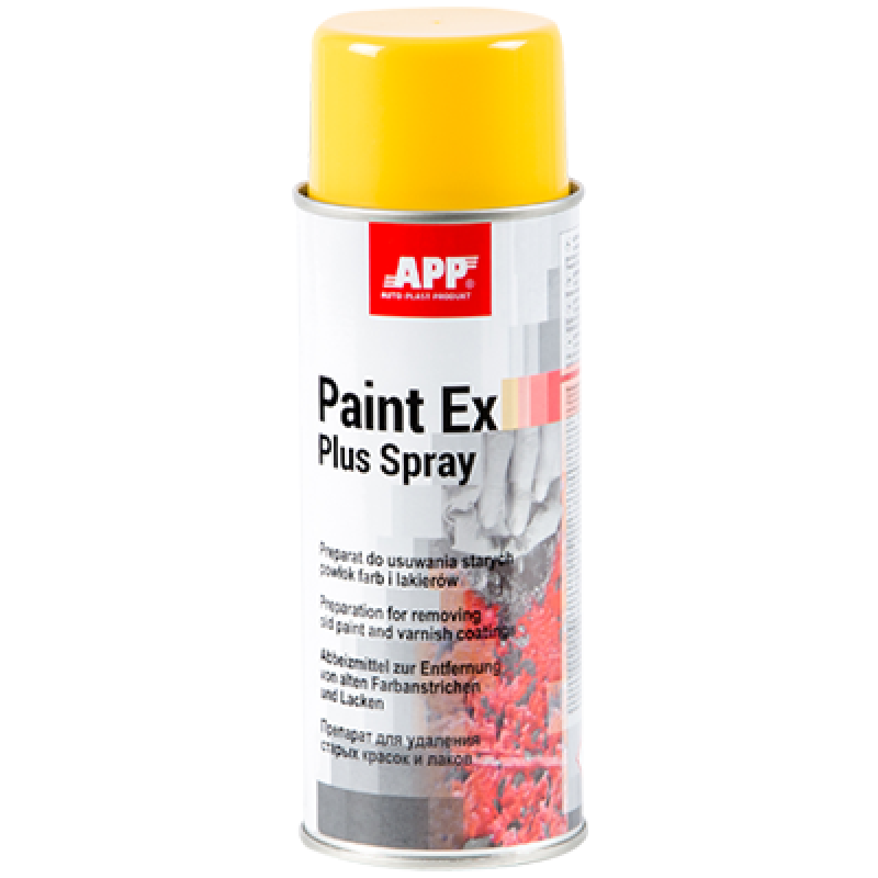Засіб для видалення старого ЛФП APP Paint Ex Plus Spray 211001 – аерозоль 400мл. Засіб для видалення старого ЛФП APP Paint Ex Plus Spray 211001 – аерозоль 400мл.