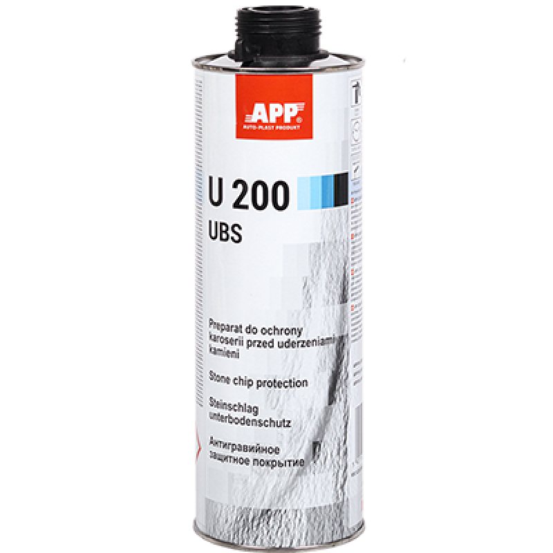 Чорне антигравійне покриття APP U200 UBS 050101 - 1л