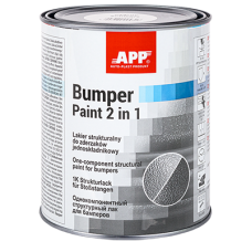 1К структурний чорний лак для пластику APP Bumper Paint 020801 - 1л