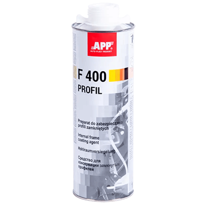 Засіб для захисту прихованих порожнин APP F400 Profil 050302 (прозорий) - 1л Засіб для захисту прихованих порожнин APP F400 Profil 050302 (прозорий) - 1л