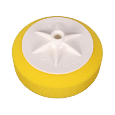Універсальний жовтий полірувальний круг APP M14 Foam Pad 080120 - 150мм х 50мм.