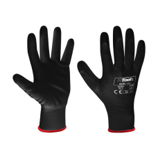 Робочі рукавички з нейлону та поліуретану NTools RRN 12B 090806 - XL-Black