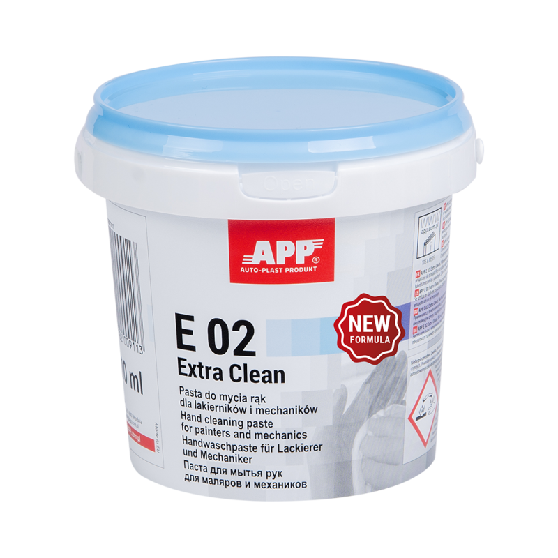 Професійна паста для миття рук малярам і механікам APP E 02 Extra Clean NF 090101 - 0.5л Професійна паста для миття рук малярам і механікам APP E 02 Extra Clean NF 090101 - 0.5л