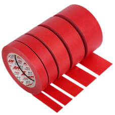 Стрічка малярна 070252 APP Red Tape - 24мм х 45м. Термостійка до 110°C.