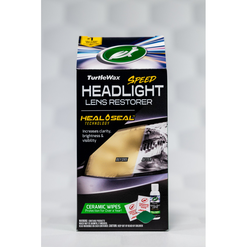 Набір для відновлення фар Turtle Wax HEADLIGHT LENS RESTORER KIT 1шт