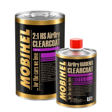 Швидкосохнучий акриловий лак Mobihel 2K HS 2:1 AirDry (1л) + затверджувач 2K HS AirDry (0.5л) - 1.5л комплект