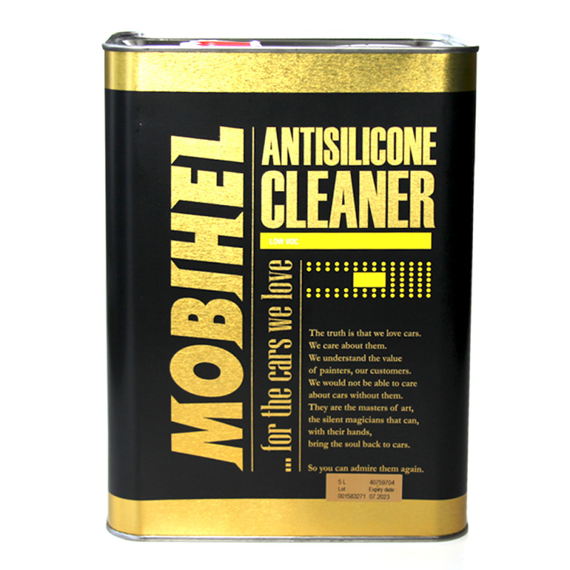 Знежирювач поверхні (антисиликон) Mobihel Antisilicone Cleaner - 5л Знежирювач поверхні (антисиликон) Mobihel Antisilicone Cleaner - 5л