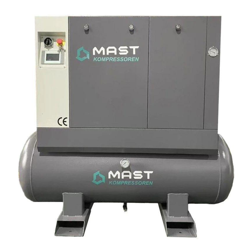 Гвинтовий компресор Mast LZN-10 COMBO inverter (осушувач + ресивер 500 л)