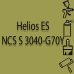 NCS S 3040-G70Y антикорозійна матова грунт-емаль (вініл-акрилова) HELIOS VA - 1л