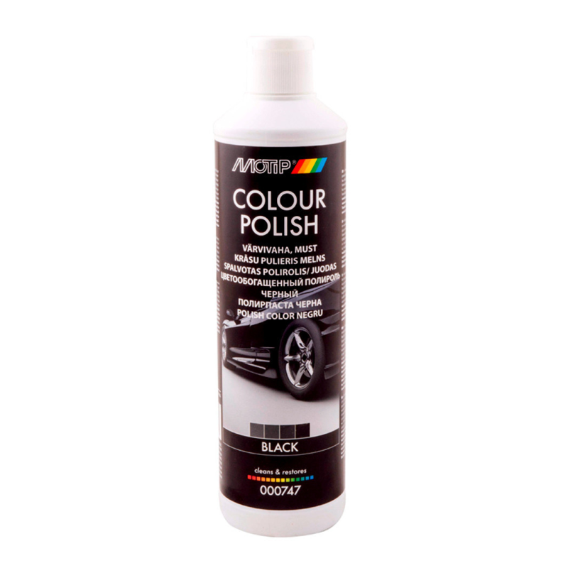Цветообогащенный поліроль чорний “Color Polish“ Black Line Motip 500мл Цветообогащенный поліроль чорний “Color Polish“ Black Line Motip 500мл