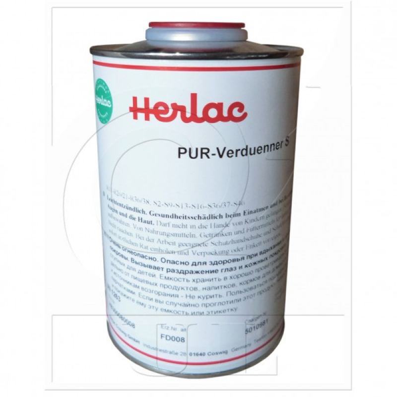 Розчинник 30 U, для ПУ матеріалів HERLAC - 1л Розчинник 30 U, для ПУ матеріалів HERLAC - 1л
