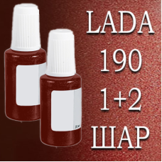 LADA 190 Каліфорнійський мак реставраційний флакон з пензликом ADI UPP - 40мл. Комплект 1+2 шар.