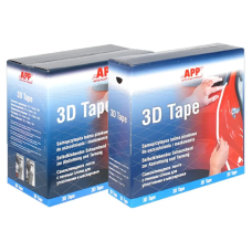 Самоклеючий ущільнювальний поролоновий валик APP 3D Tape 0703501 - 13мм х 20м. Термостійкий до 95°С.