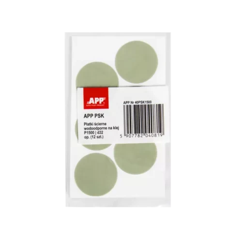 40PSK1500 APP PSK Абразивні пелюстки Р1500, d32 мм, 12 шт в упаковці 40PSK1500 APP PSK Абразивні пелюстки Р1500, d32 мм, 12 шт в упаковці