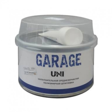 Наповнювальна середньозерниста поліефірна шпаклівка GARAGE UNI (1 кг)