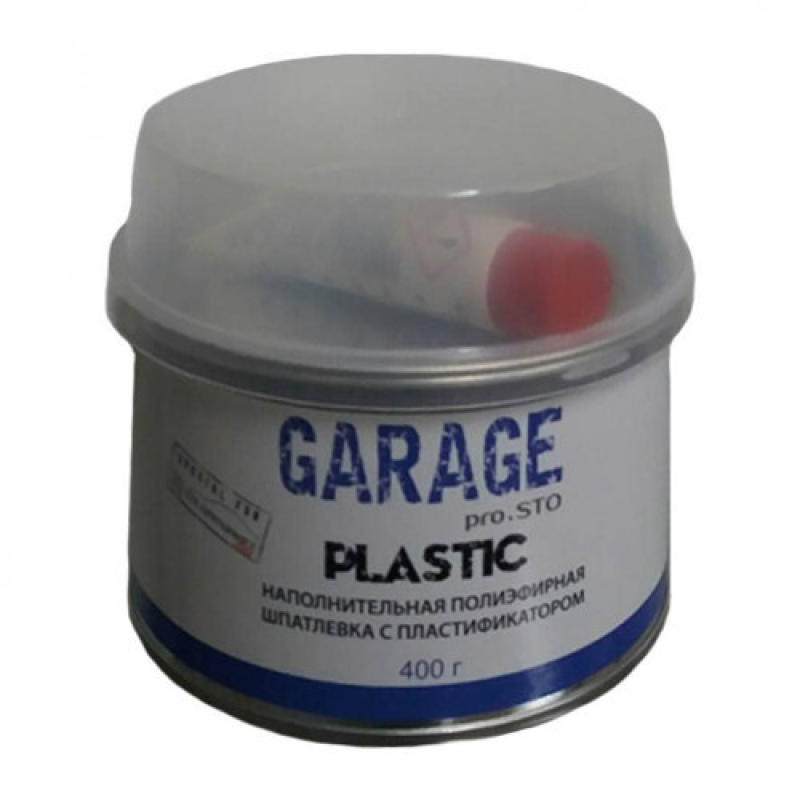 Еластична поліефірна шпаклівка GARAGE PLASTIC (0,4кг)