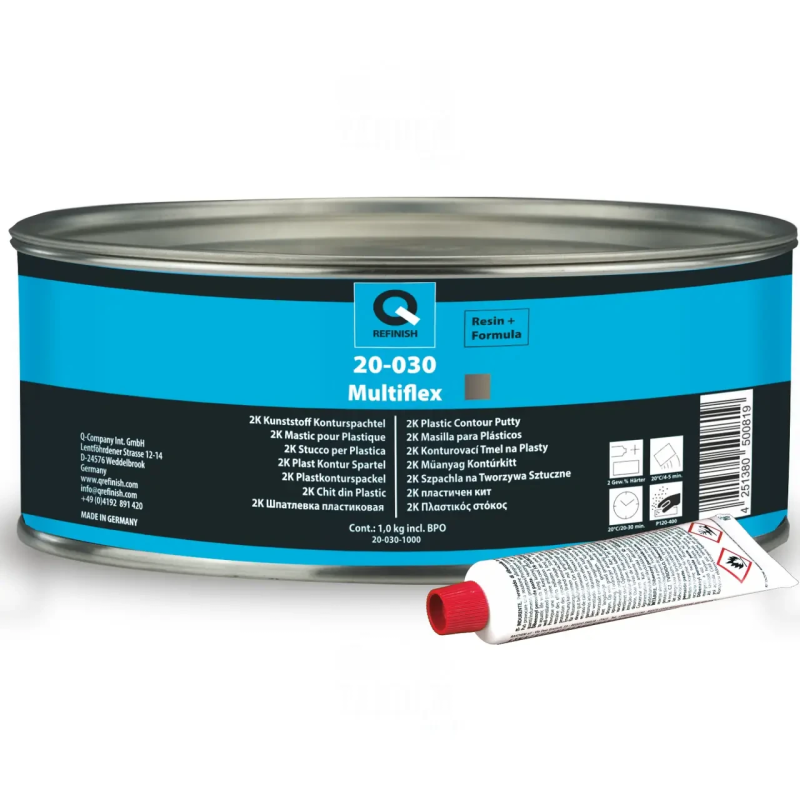 2K поліефірна еластична шпатлівка Q-REFINISH Polyester Multiflex Putty - 1кг 2K поліефірна еластична шпатлівка Q-REFINISH Polyester Multiflex Putty - 1кг