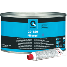2K поліефірна шпаклівка-гель зі скловолокном Q-REFINISH FIBERGEL PUTTY - 1.8кг