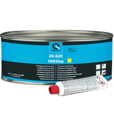 2K надлегка дрібнозерниста шпаклівка зі скловолокном Q-Refinish ONEStep Putty - 1л