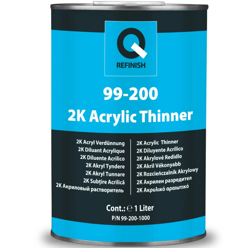 Акриловий розріджувач Acrylic Thinner NORMAL, Q-REFINISH 99-200 - 1л. Акриловий розріджувач Acrylic Thinner NORMAL, Q-REFINISH 99-200 - 1л.