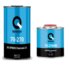2К швидкотвердіючий акриловий лак Q-REFINISH 70-270 + затверджувач - 1.5л (Комплект)